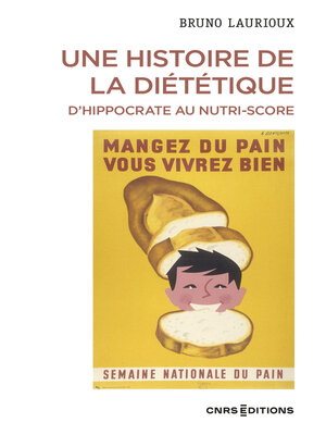 cover image of Une histoire de la diététique. D'Hippocrate au Nutri-Score